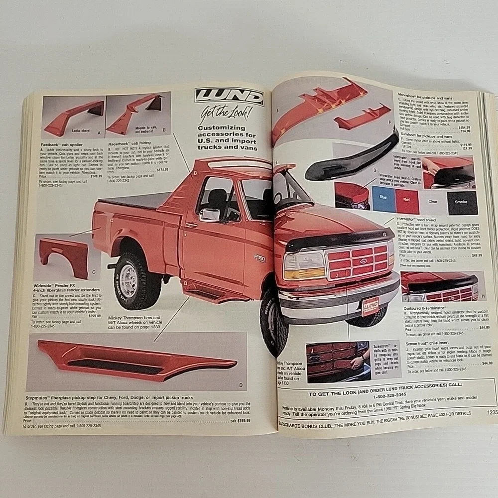 Vintage 1993 Issue Sears Spring‎ Summer Annual Catalog Trade Paperback Cover